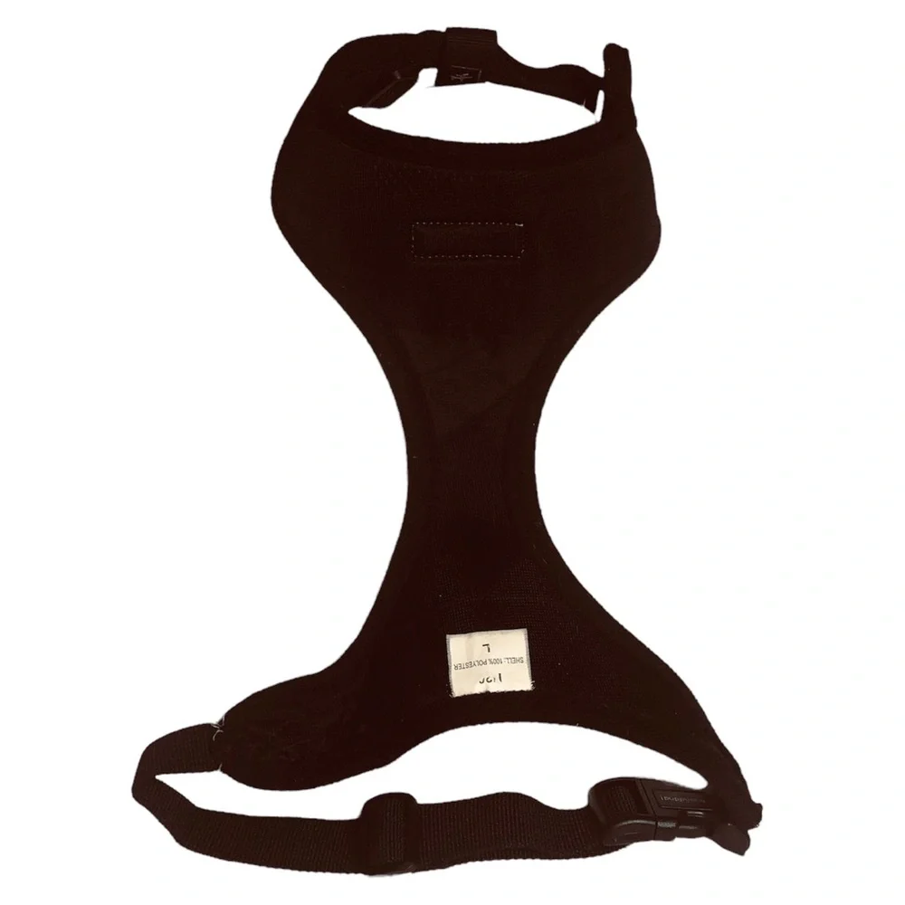 Puppy One black large dog harness